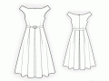连衣裙款式图 效果图