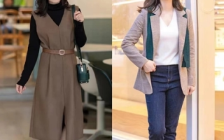 通勤服装搭配图片