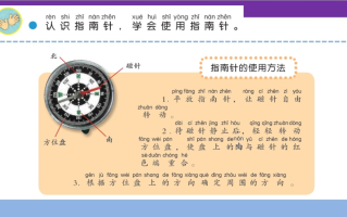 指南针制作过程的图片二年级
