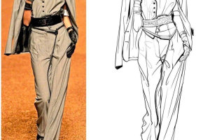 秀场图以及服装分析