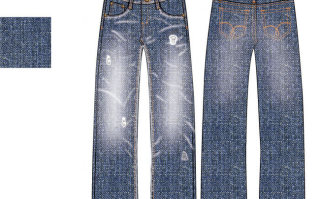 牛仔裤版型介绍