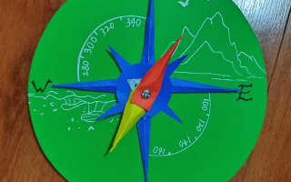 指南针做法手工二年级