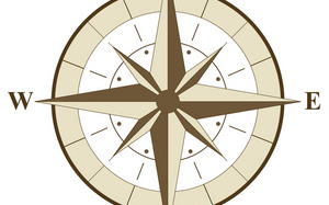 指南针简易画法图片