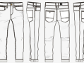 牛仔裤的版型和区别