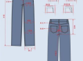 牛仔裤版型测评