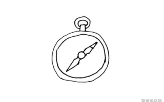 指南针简易画法