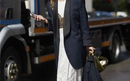 小个子如何搭配长款西装