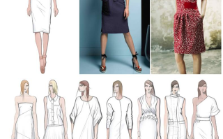 连衣裙系列服装效果图