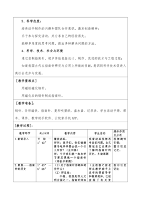 动手做指南针教案-第1张图片-ZBLOG