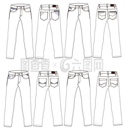 牛仔裤版式图-第1张图片-ZBLOG